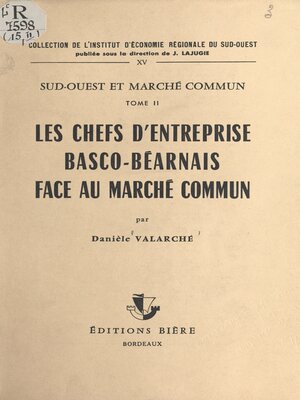 cover image of Sud-Ouest et Marché commun (2)